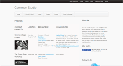 Desktop Screenshot of commonstudio.org